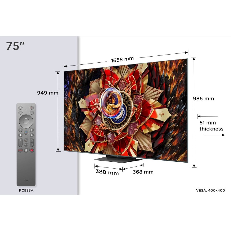 Televizor TCL 75C9K