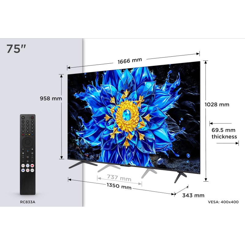 Televizor TCL 75P8L