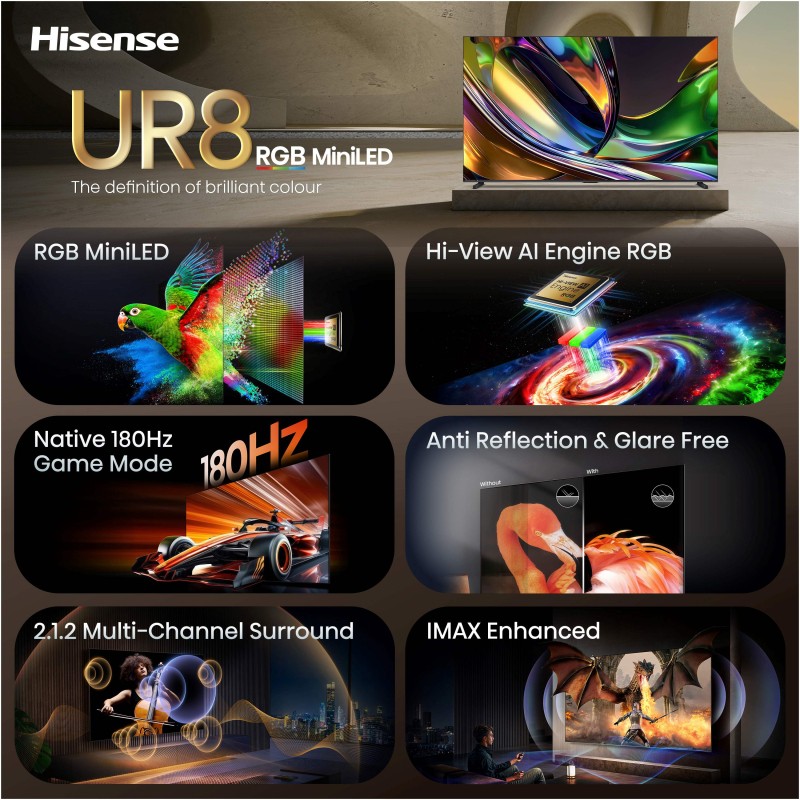 Televizor HiSense 55UR8S