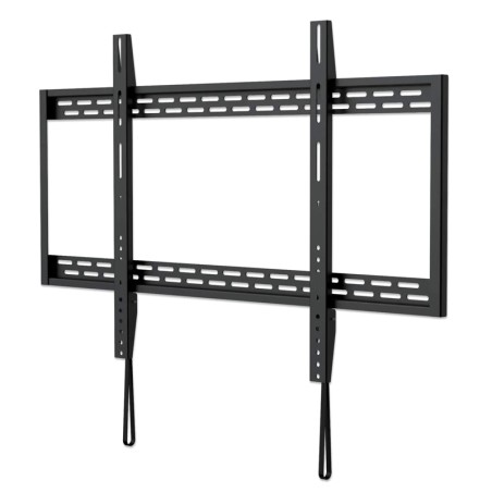 Stenski fiksni TV nosilec 60-100 MANHATTAN, 100kg, črne barve, ultra tanek