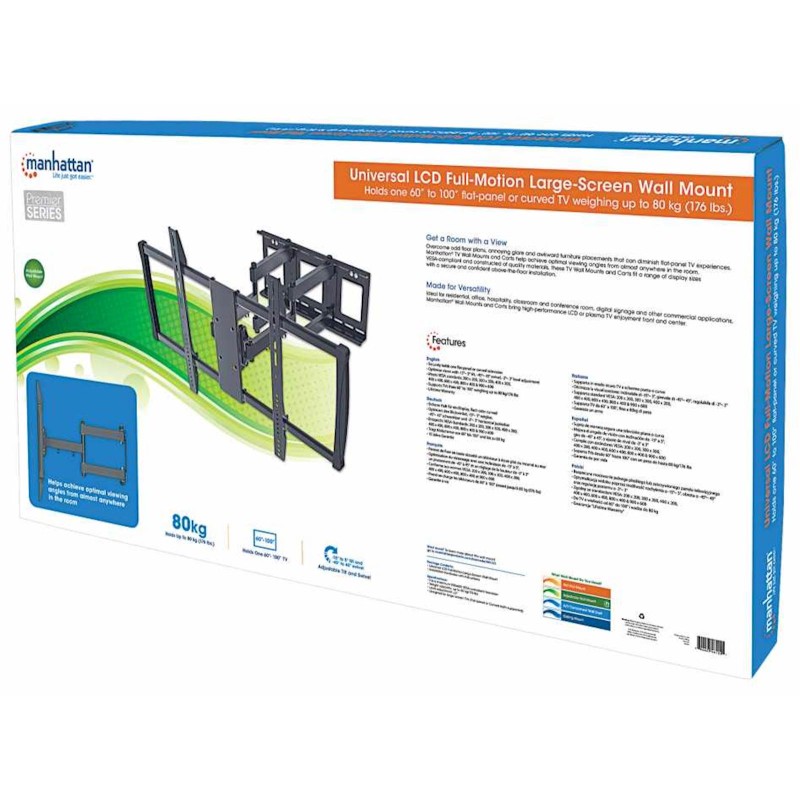 Stenski TV nosilec roka 60-100 MANHATTAN