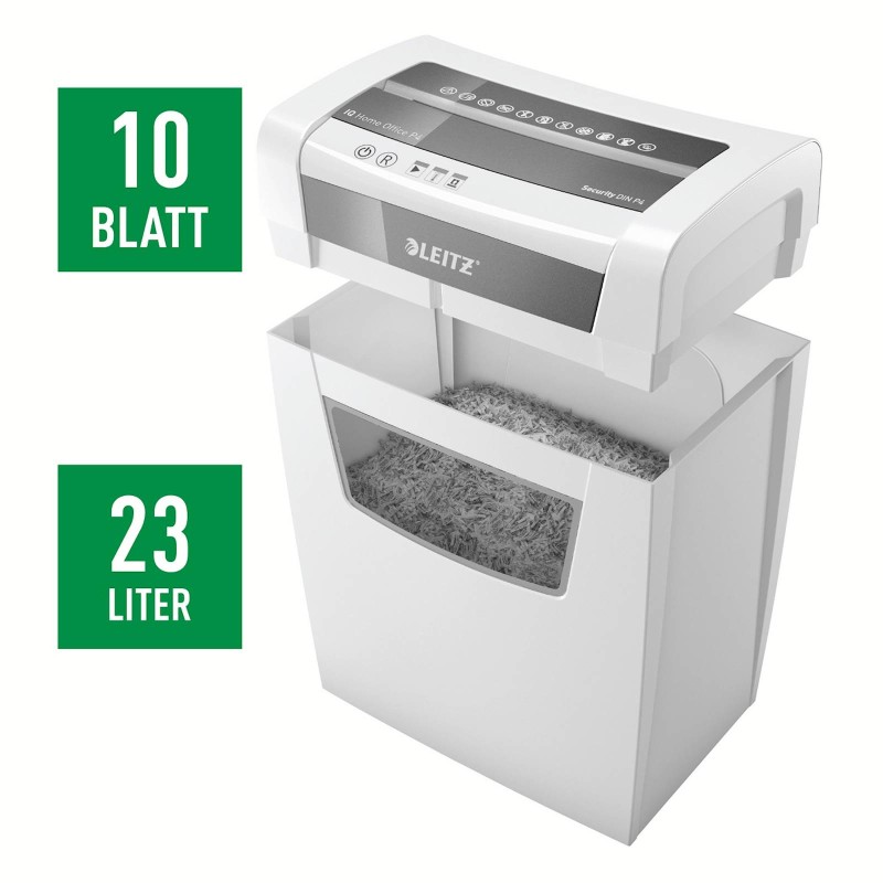 Uničevalec dokumentov leitz iq home 4x28 10-listni p4 80090000