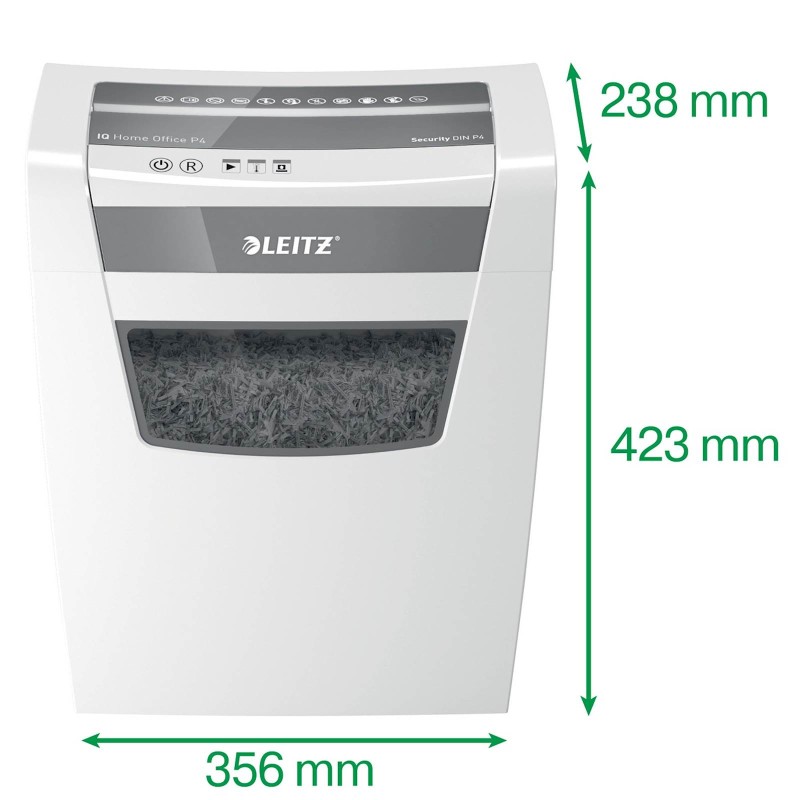 Uničevalec dokumentov leitz iq home 4x28 10-listni p4 80090000
