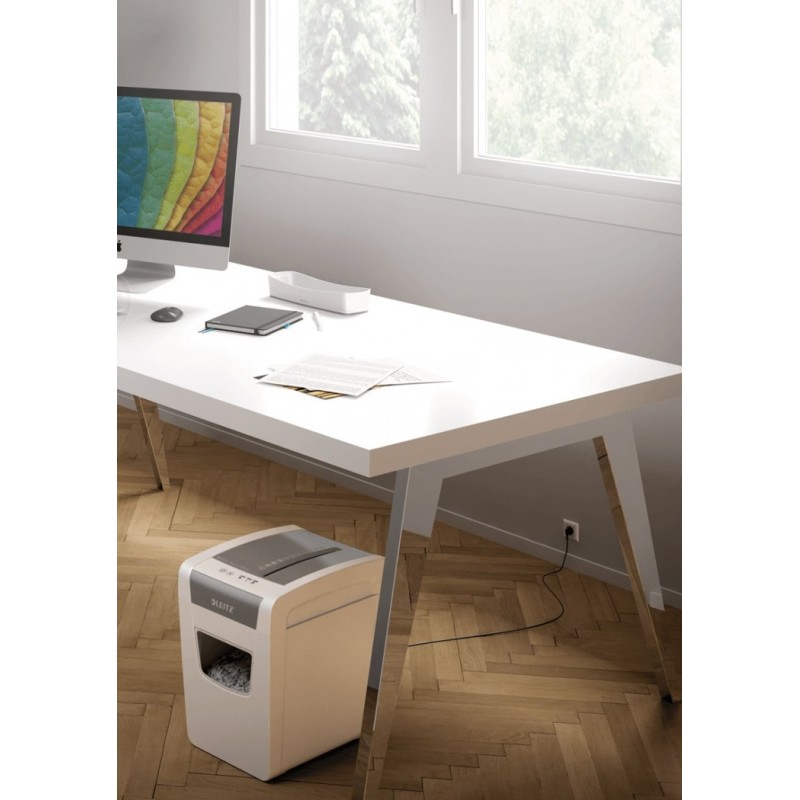 Uničevalec dokumentov leitz iq home slim 4x28 10-listni p4 80010000