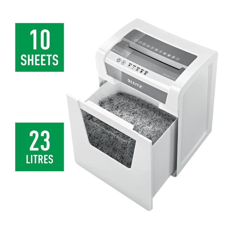 Uničevalec dokumentov leitz iq office 2x15 10-listni p5 80020000
