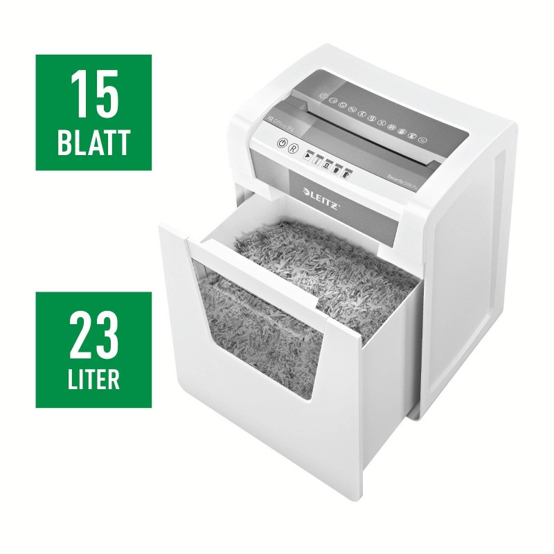 Uničevalec dokumentov leitz iq office 4x40 15-listni p4 80030000
