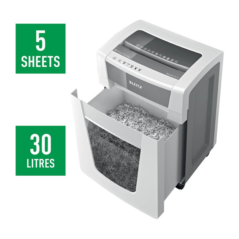 Uničevalec dokumentov leitz iq office pro 1x5 5-listni p-6+ 80100000