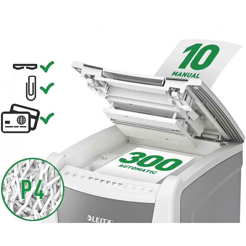 Uničevalec dokumentov leitz iq autofeed 300 4x30 p4 80150000