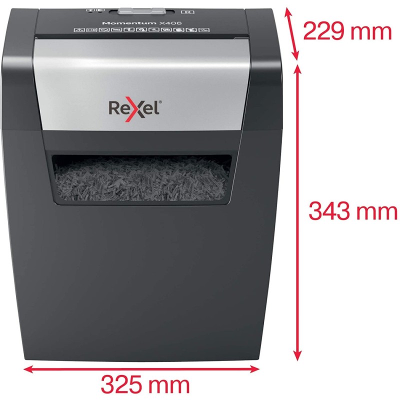 Uničevalec dokumentov rexel momentum x406 4x28 p-4 2104569eu
