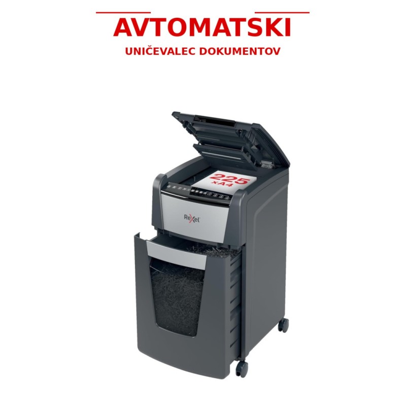 Uničevalec dokumentov rexel auto+ 225x 4x25/p4 optimum 2020225xeu