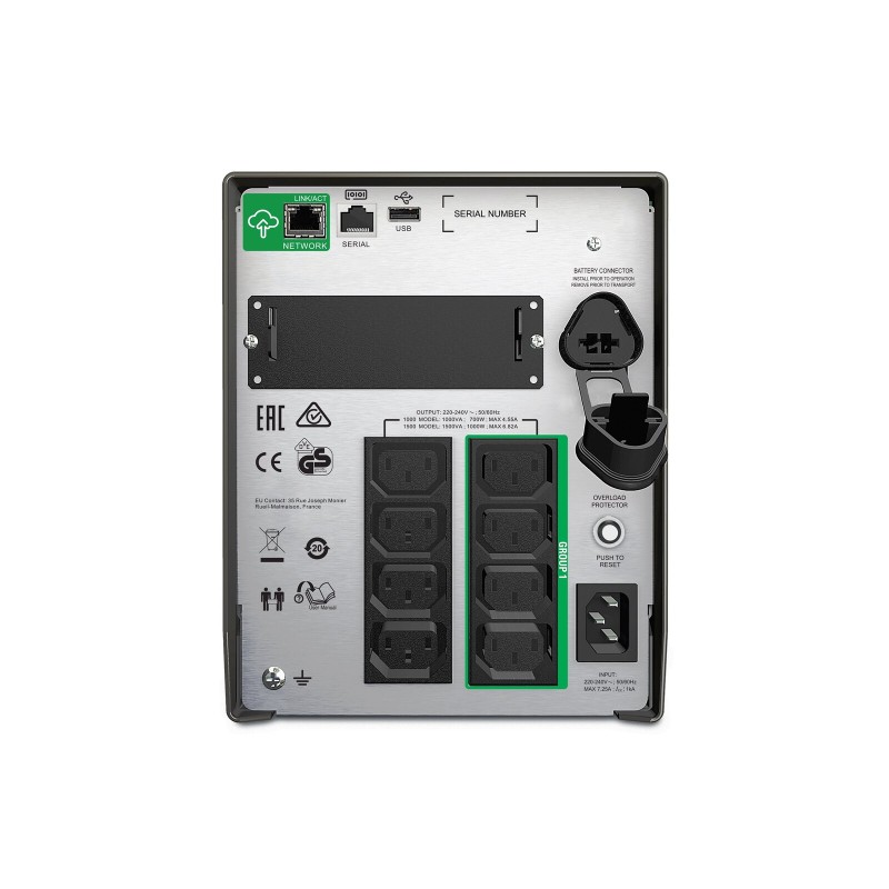 APC Smart-UPS SMT1500IC Line-Interactive 1500VA 1000W LCD