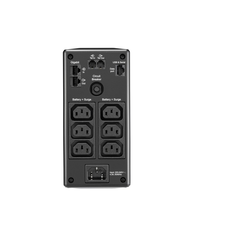 UPS APC Back UPS Pro BR 650VA 6 Outlets AVR LCD Interface