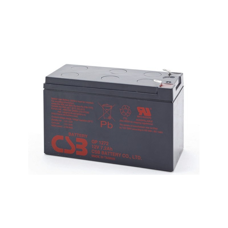 Nadomestna baterija za UPS, 12V, 7.2Ah, HITACHI-CSB GP 1272 F2