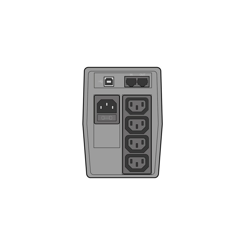 UPS Socomec Netys PE 650VA 360W