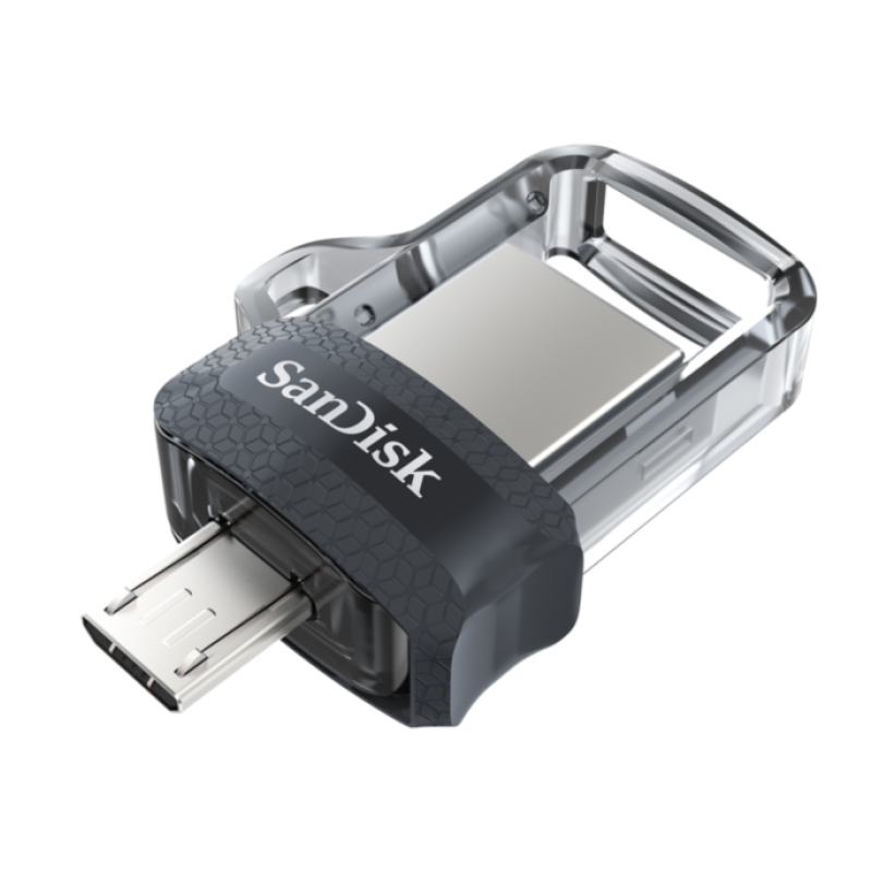 USB ključek 256GB SanDisk ULTRA DUAL, srebrno-črn