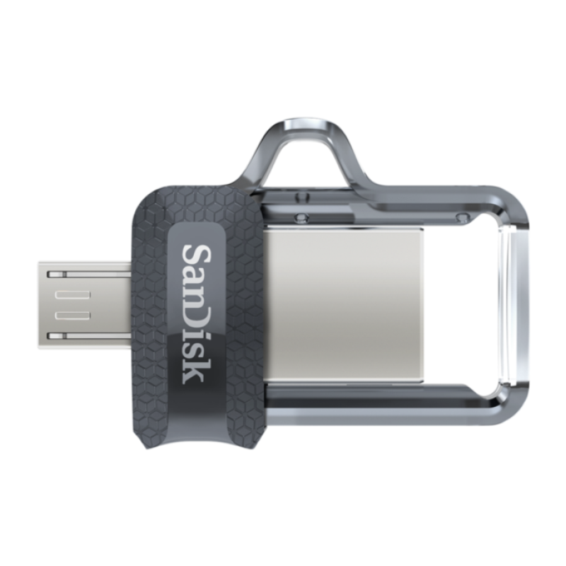 USB ključek 256GB SanDisk ULTRA DUAL, srebrno-črn