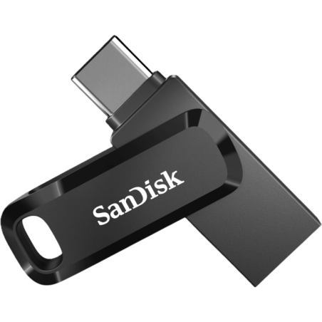 USB ključek 128GB SanDisk Ultra Dual GO, črn
