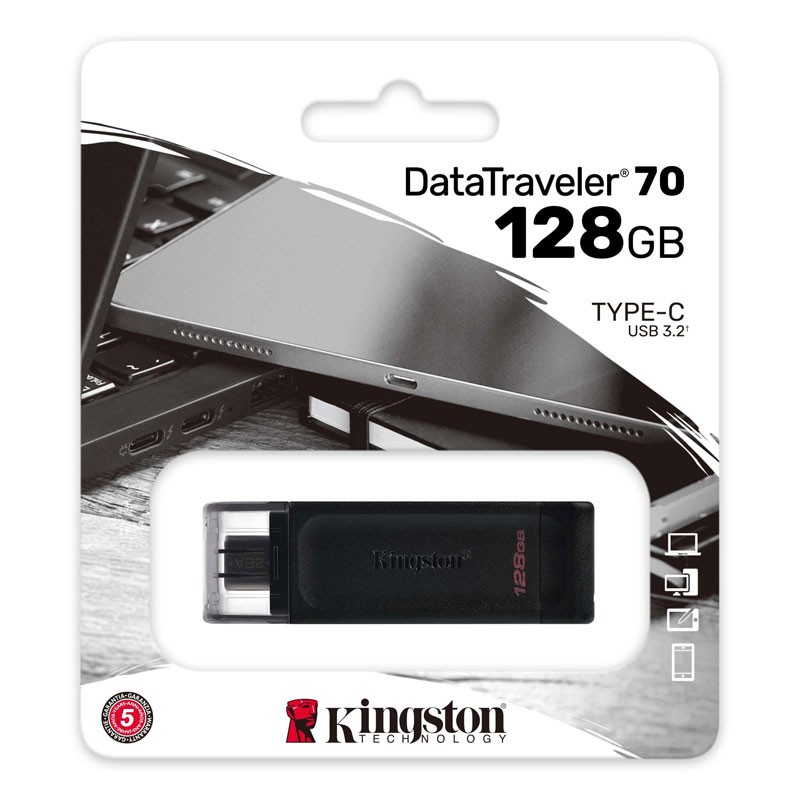USB ključek 128GB KINGSTON DataTraveler 70, DT70/128GB