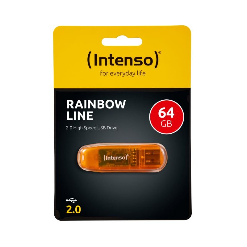 USB ključek 64GB Intenso Rainbow Line, 3502490