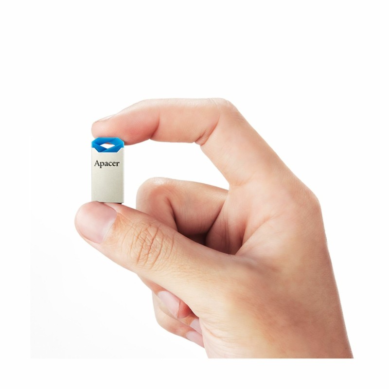 USB ključek 32GB APACER AH111 super mini, srebrno/moder