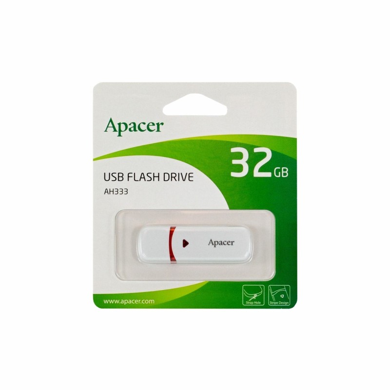 USB ključek 32GB APACER AH333 bel