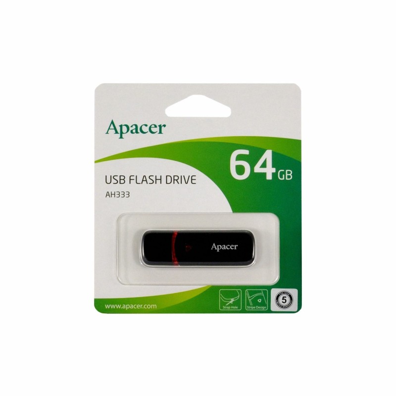 USB ključek 64GB APACER AH333 črn