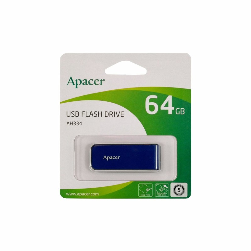 USB ključek 64GB APACER AH334 moder
