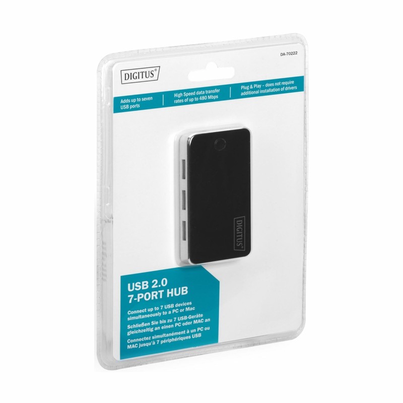 USB Hub Digitus DA-70222, 7x USB 2.0