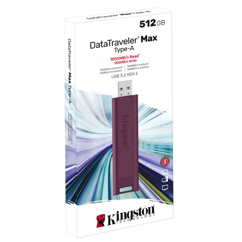 USB ključek KINGSTON 512GB USB3.2 TypeA DataTraveler