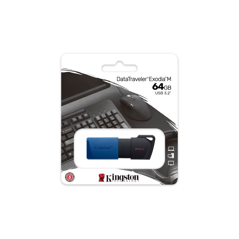 USB ključek KINGSTON 64GB DataTraveler Exodia M