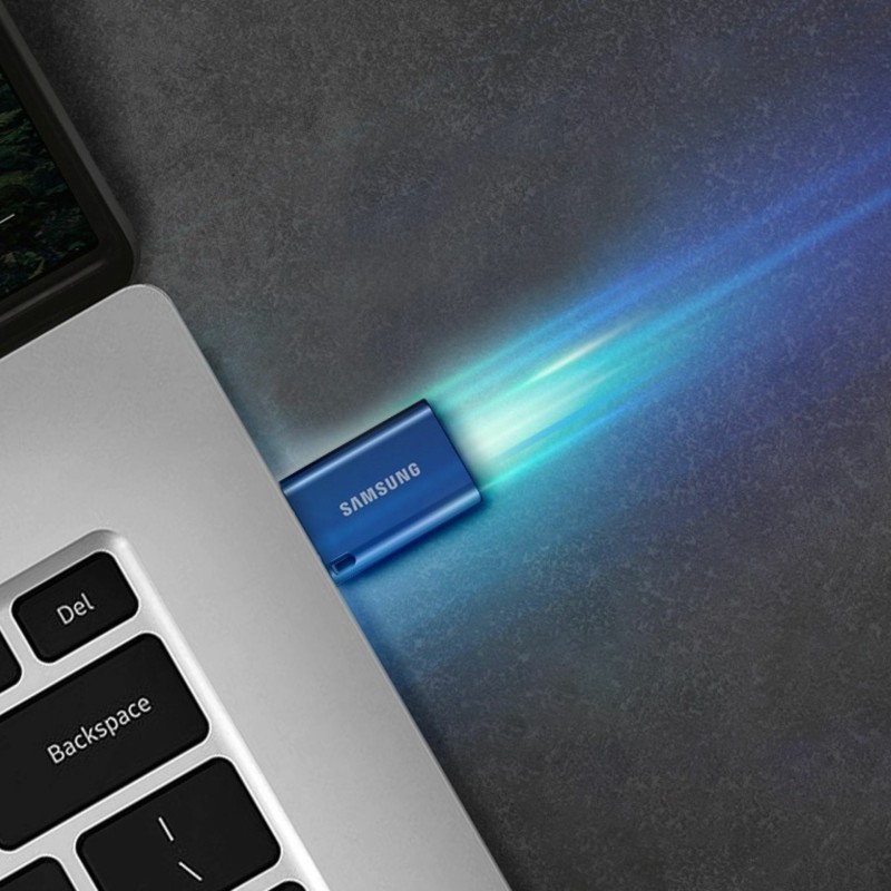 USB ključek SAMSUNG USB stick Type-C 128GB USB 3.1 Read upto 400MB/s Blue