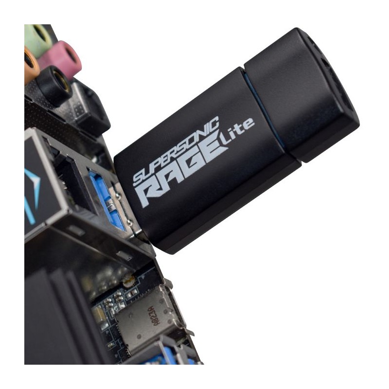 USB ključek Patriot 128GB 120MB/s Supersonic Rage Lite USB 3.2, PEF128GRLB32U