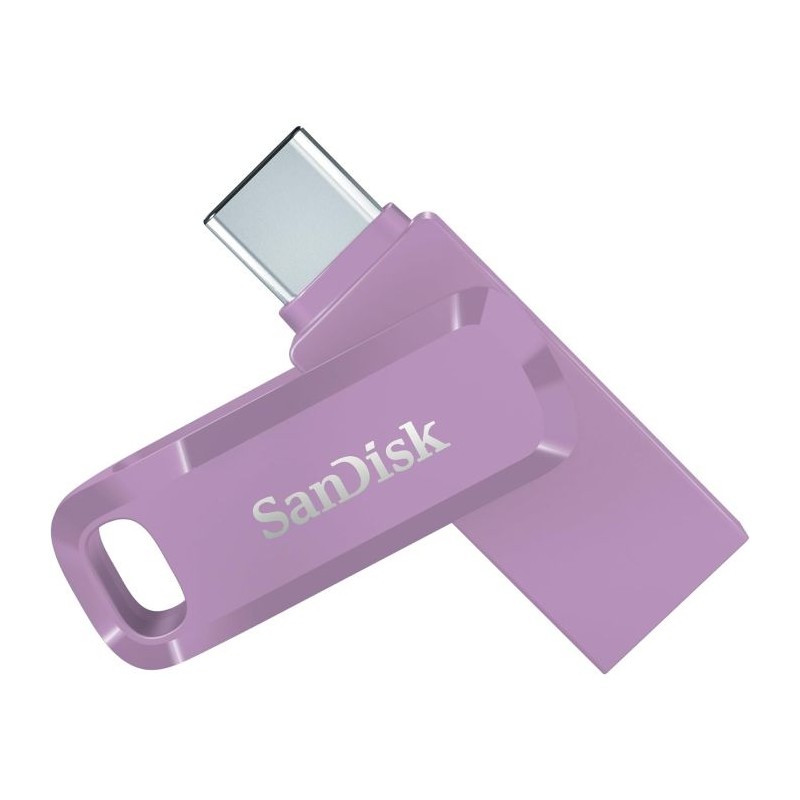 USB ključek 128GB SanDisk Ultra Dual GO, vijoličen