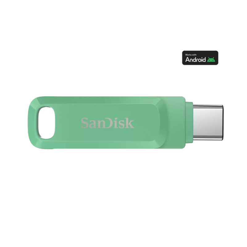 USB ključek 256GB disk SanDisk Ultra Dual GO, zelen