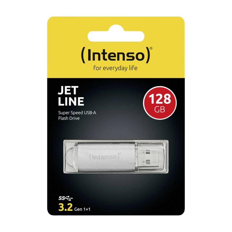 USB ključek 128GB Intenso Jet Line (3541491), siv