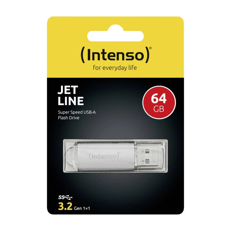 USB ključek 64GB Intenso Jet Line (3541490), siv