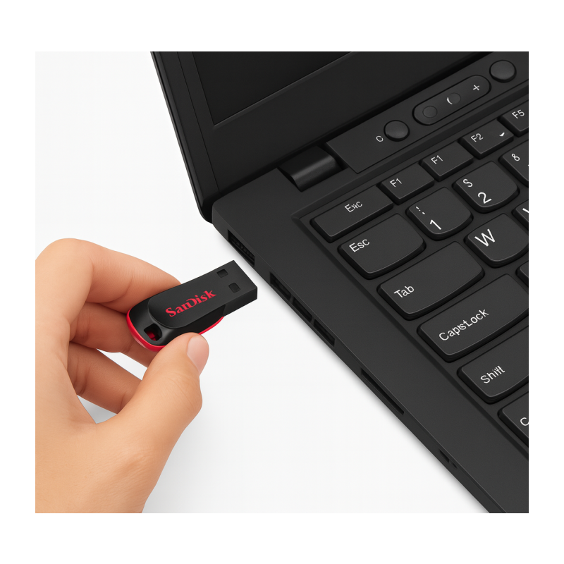 USB ključek 64GB SanDisk Cruzer Blade, SDCZ50-064G-B35