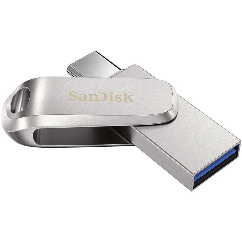 USB kjuč 1TB SanDisk Ultra Dual LUXE, USB 3.1, srebrn