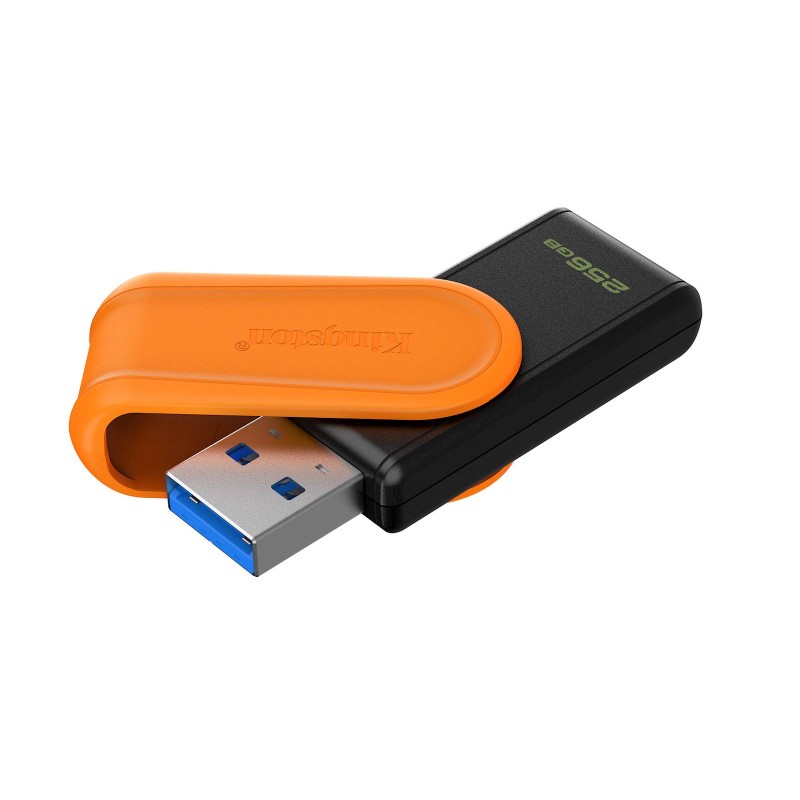 USB kjuč Kingston 256GB DT Exodia S, 3.2 Gen1, črno-oranžen