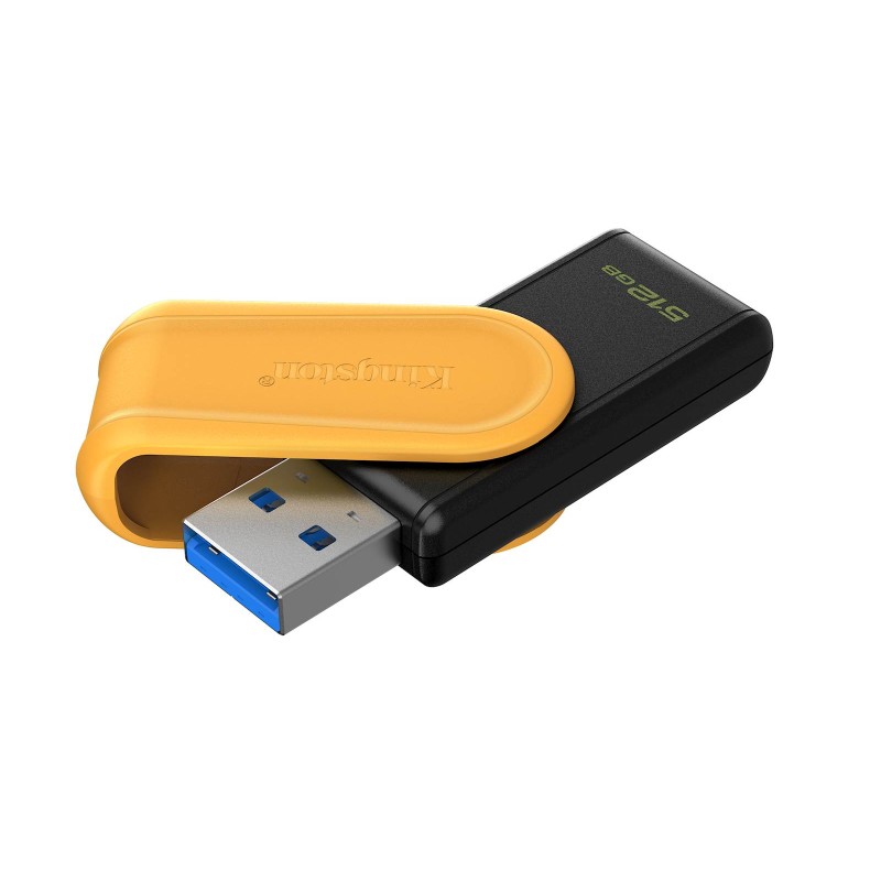 USB kjuč Kingston 512GB DT Exodia S, 3.2 Gen1, črno-rumen