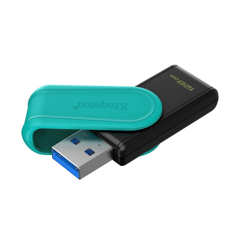 USB ključ Kingston 128GB DT Exodia S, 3.2 Gen1, črno-turkizen