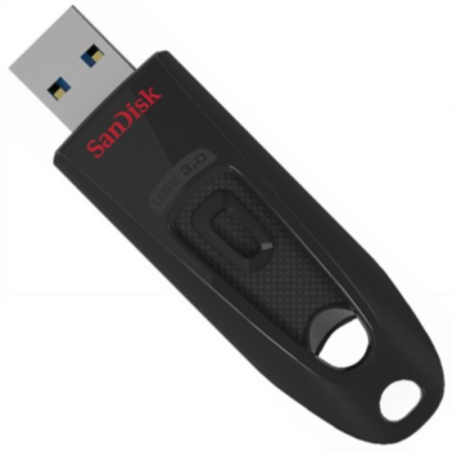 USB 3.0 ključek 64GB SanDisk Ultra črn SDCZ48-064G-U46