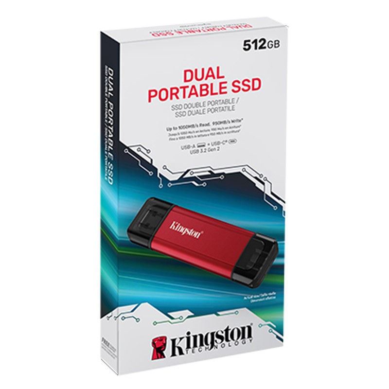 Zunanji SSD disk 512GB Kingston Duo, USB-/A