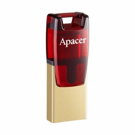 USB ključek 32GB APACER AH180, 3.1 tip-C, rdeč, OTG