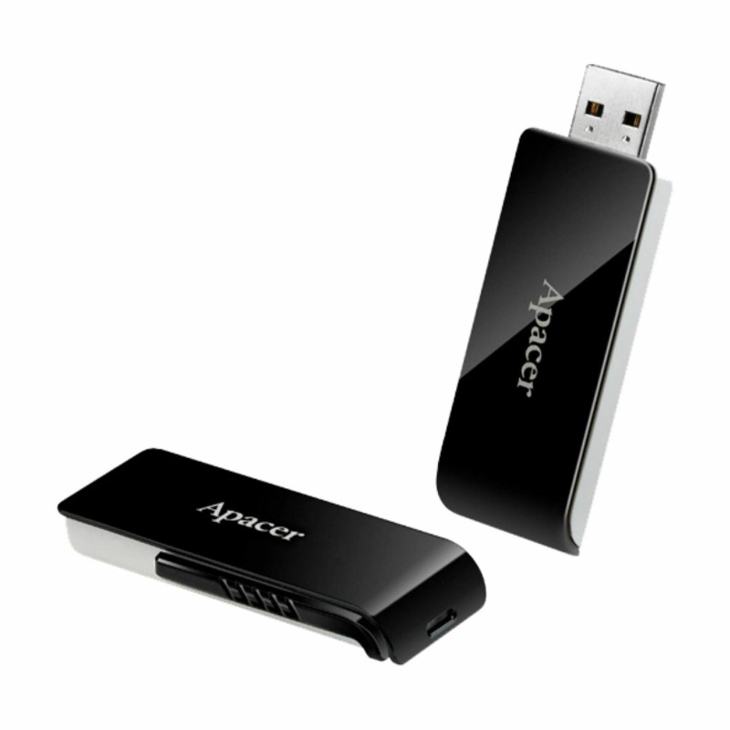 USB ključek 32GB APACER AH350 črno/bel