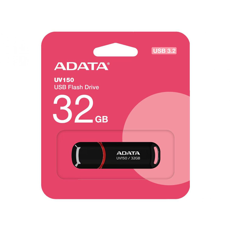 USB ključek 32GB ADATA UV150, AUV150-32G-RBK