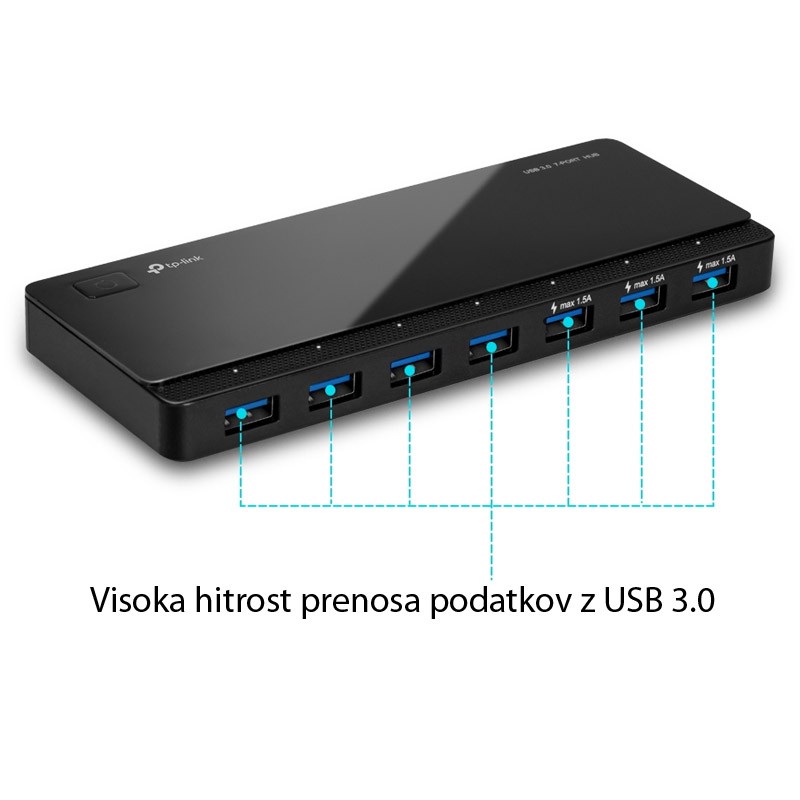 HUB TP-Link UH700, USB 3.0, 7- portni