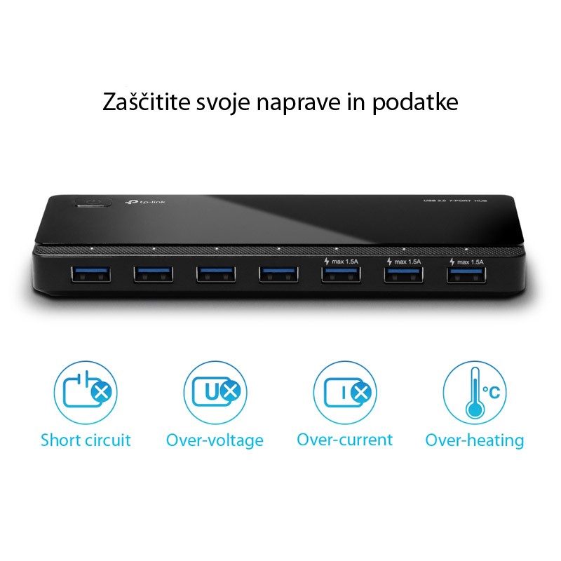 HUB TP-Link UH700, USB 3.0, 7- portni
