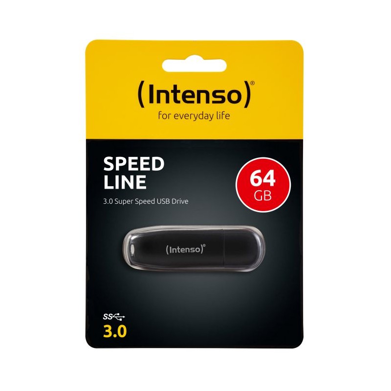 USB ključek  64GB Intenso SpeedLine, črn (3533490)
