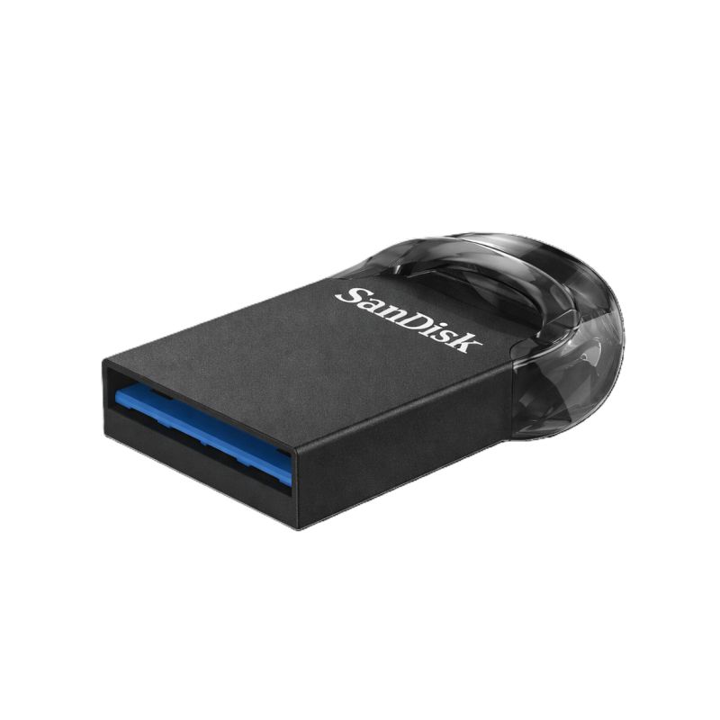 USB ključek 64GB SANDISK ULTRA FIT, črn (SDCZ430-064G-G46)